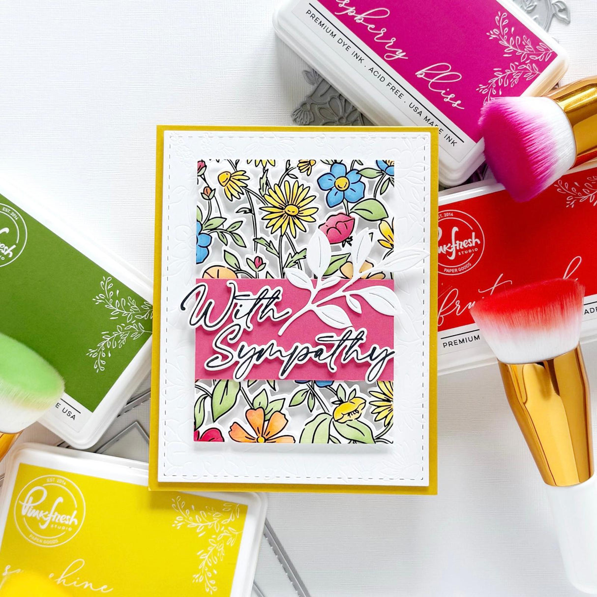 Pinkfresh Studio Garden Medley Press Plate