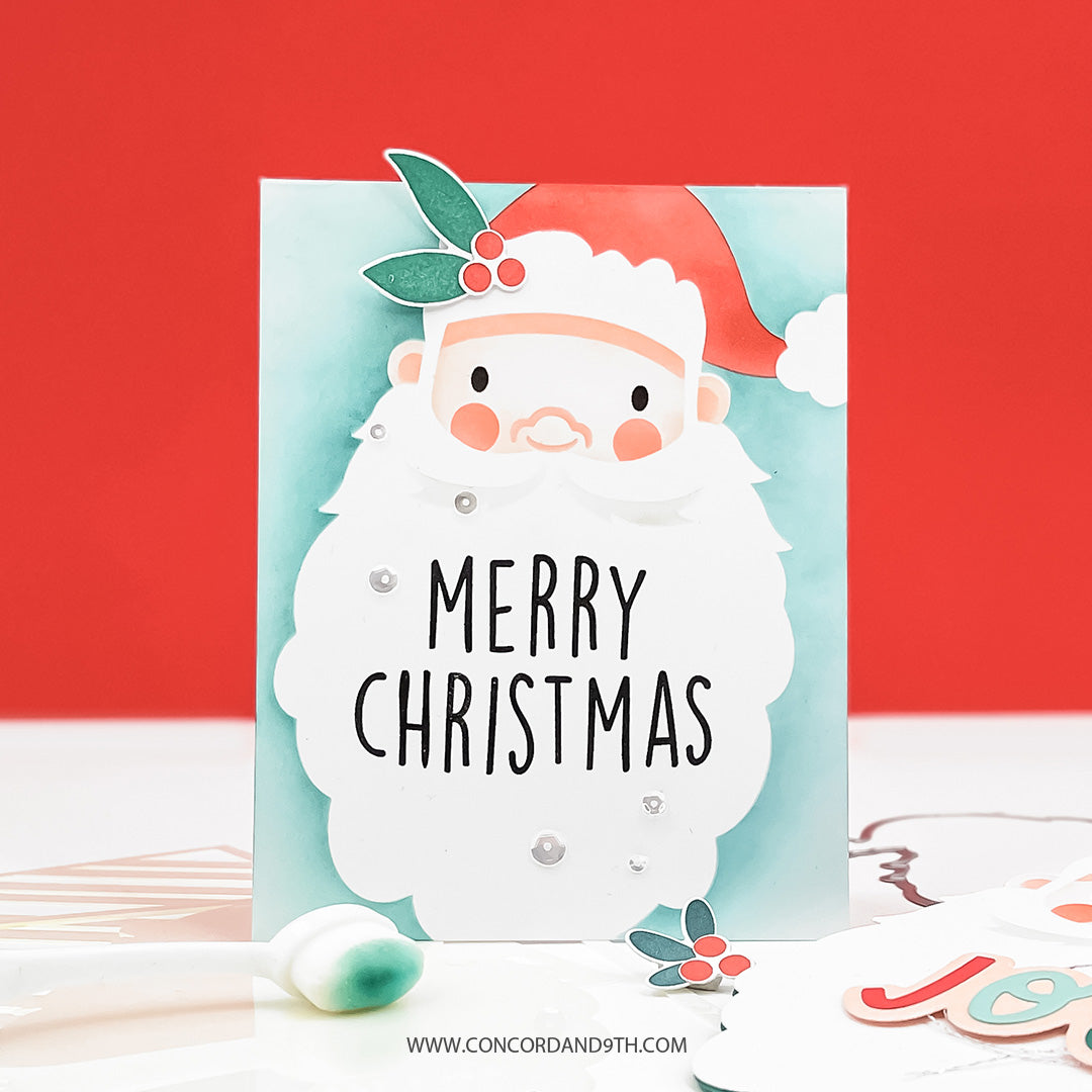 Concord & 9th Jolly St. Nick Stamp Set (4 x 6)