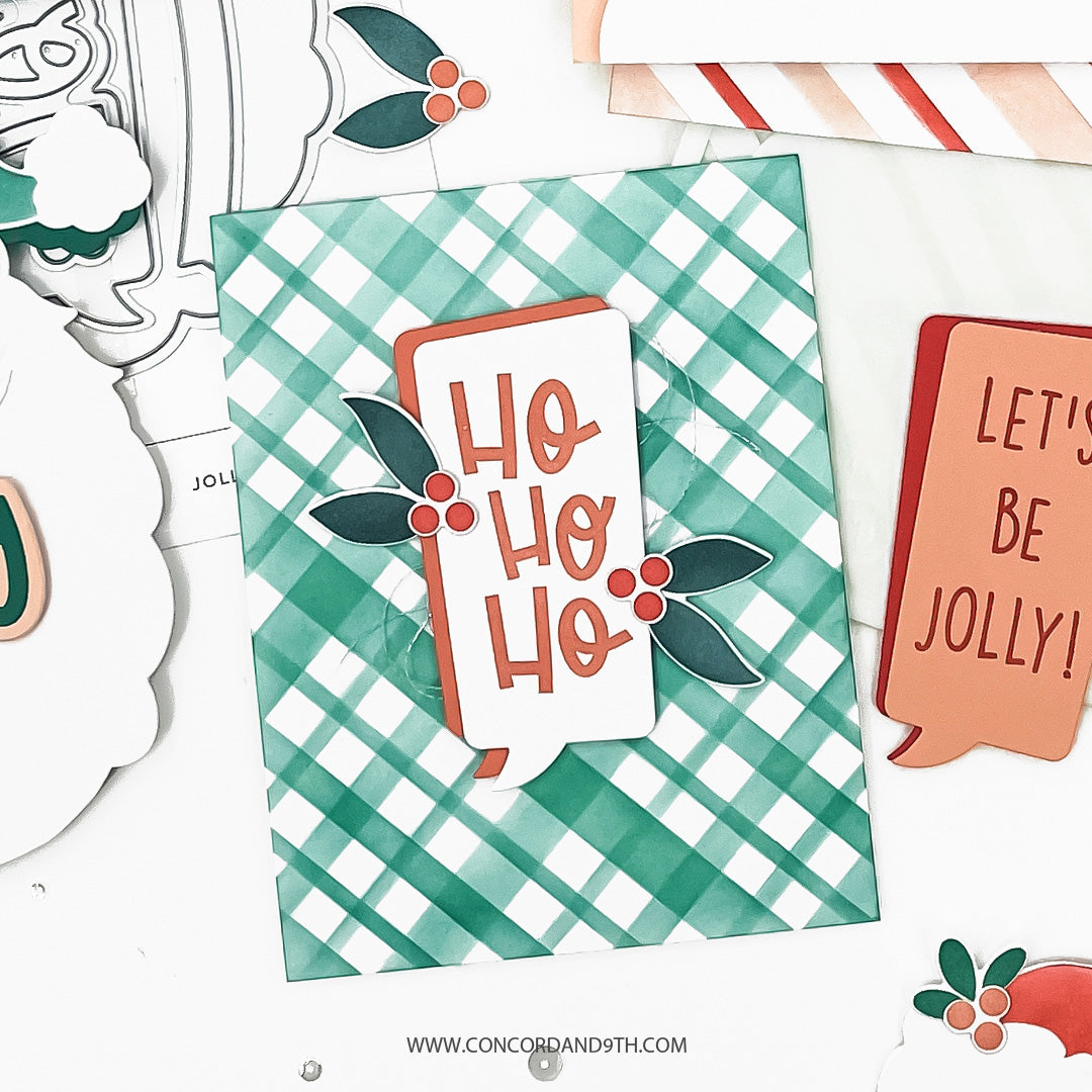 Concord & 9th Jolly St. Nick Stamp Set (4 x 6)