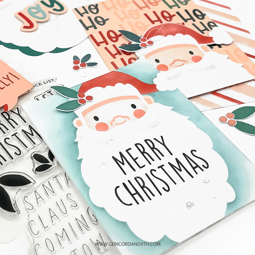 Concord & 9th Jolly St. Nick Stamp Set (4 x 6)