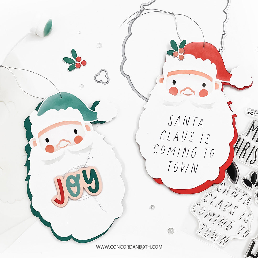 Concord & 9th Jolly St. Nick Stamp Set (4 x 6)