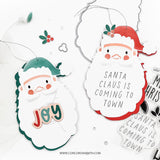 Concord & 9th Jolly St. Nick Stamp Set (4 x 6)