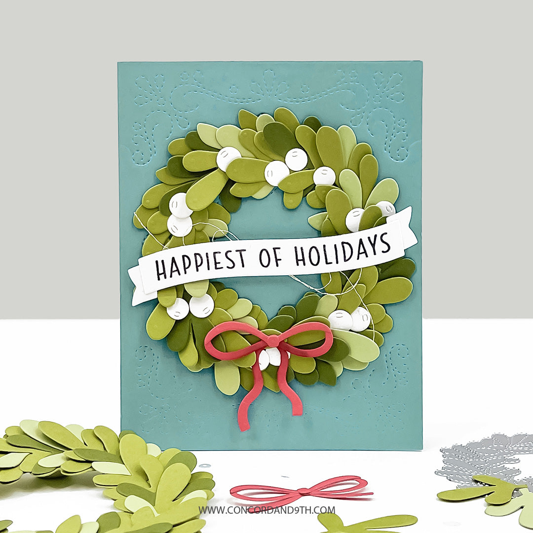 Concord & 9th Joyful Wreath Stamp Set (3 x 4)