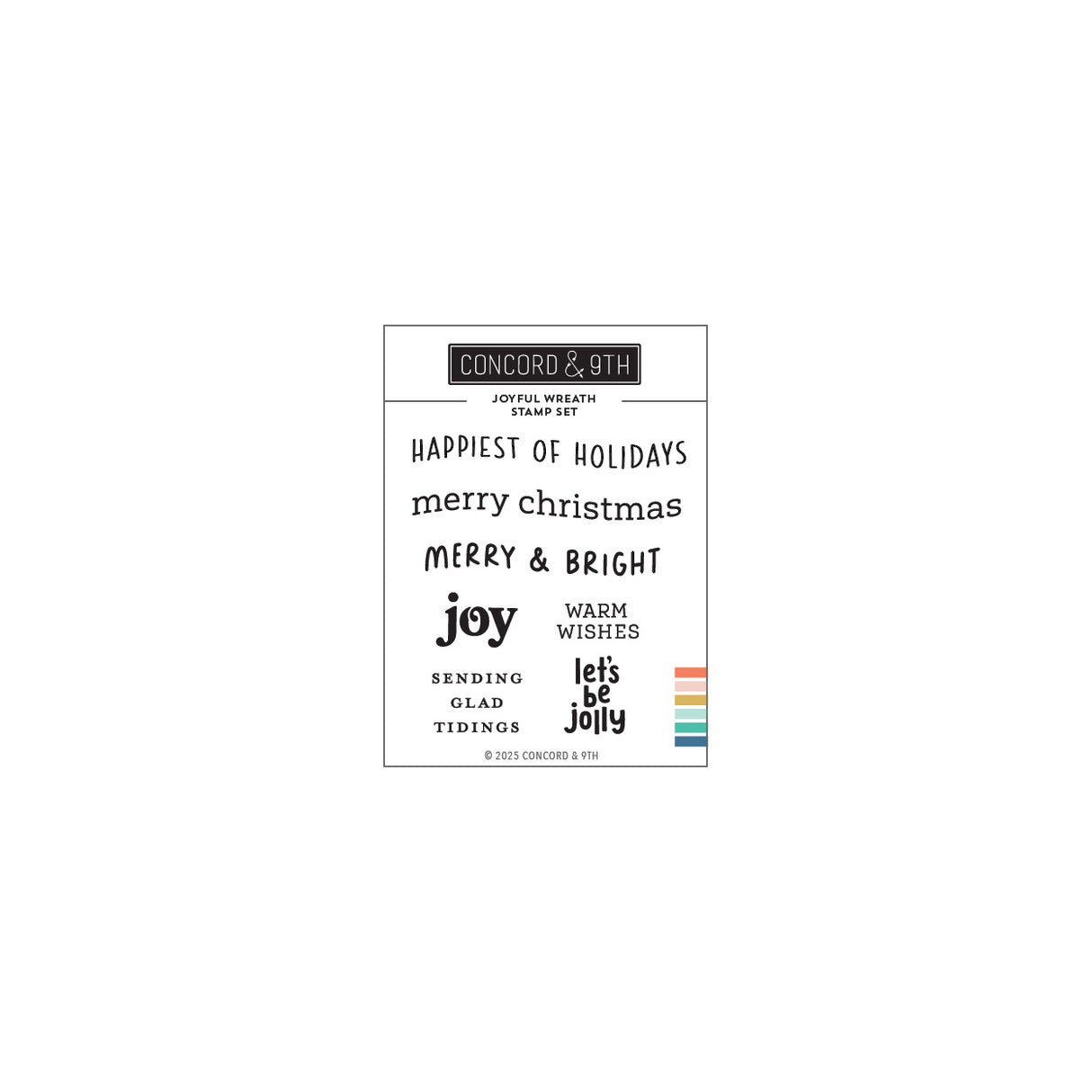 Concord & 9th Joyful Wreath Stamp Set (3 x 4)