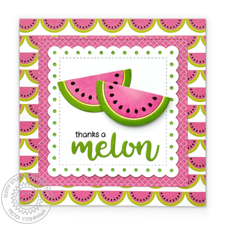 Sunny Studio Stamps Juicy Watermelon Dies