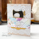 Honey Bee Stamps Lovely Layers: Antique Sewing Table - Honey Cuts