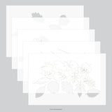 Concord & 9th Kristina Werner Thankful Leaves Stencil Pack (5 qty.; 6 x 9)