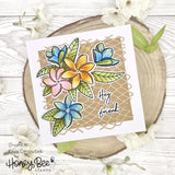 Honey Bee Stamps Paradise Plumerias Stamp & Honey Cut Die Bundle