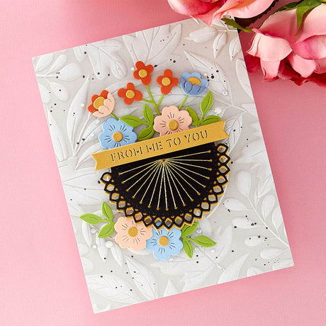 Spellbinders Stitched Kaleidoscope Arch Etched Dies - Kaleidoscope Arch Collection