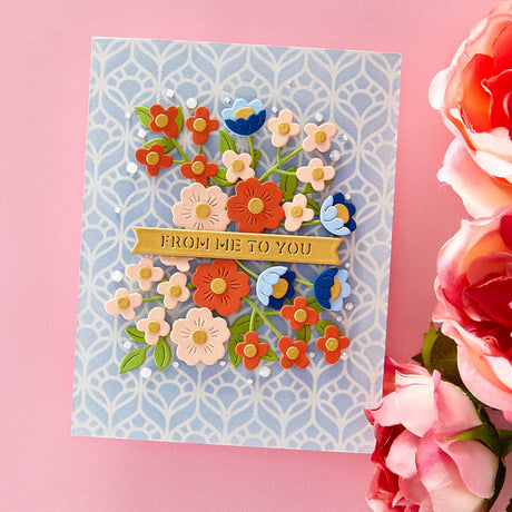 Spellbinders Kaleidoscope Window Stencil - Kaleidoscope Arch Collection
