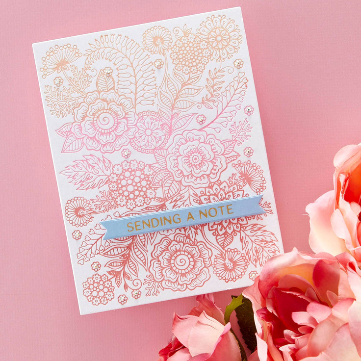 Spellbinders Kaleidoscope Flowers Press Plate - Kaleidoscope Arch Collection