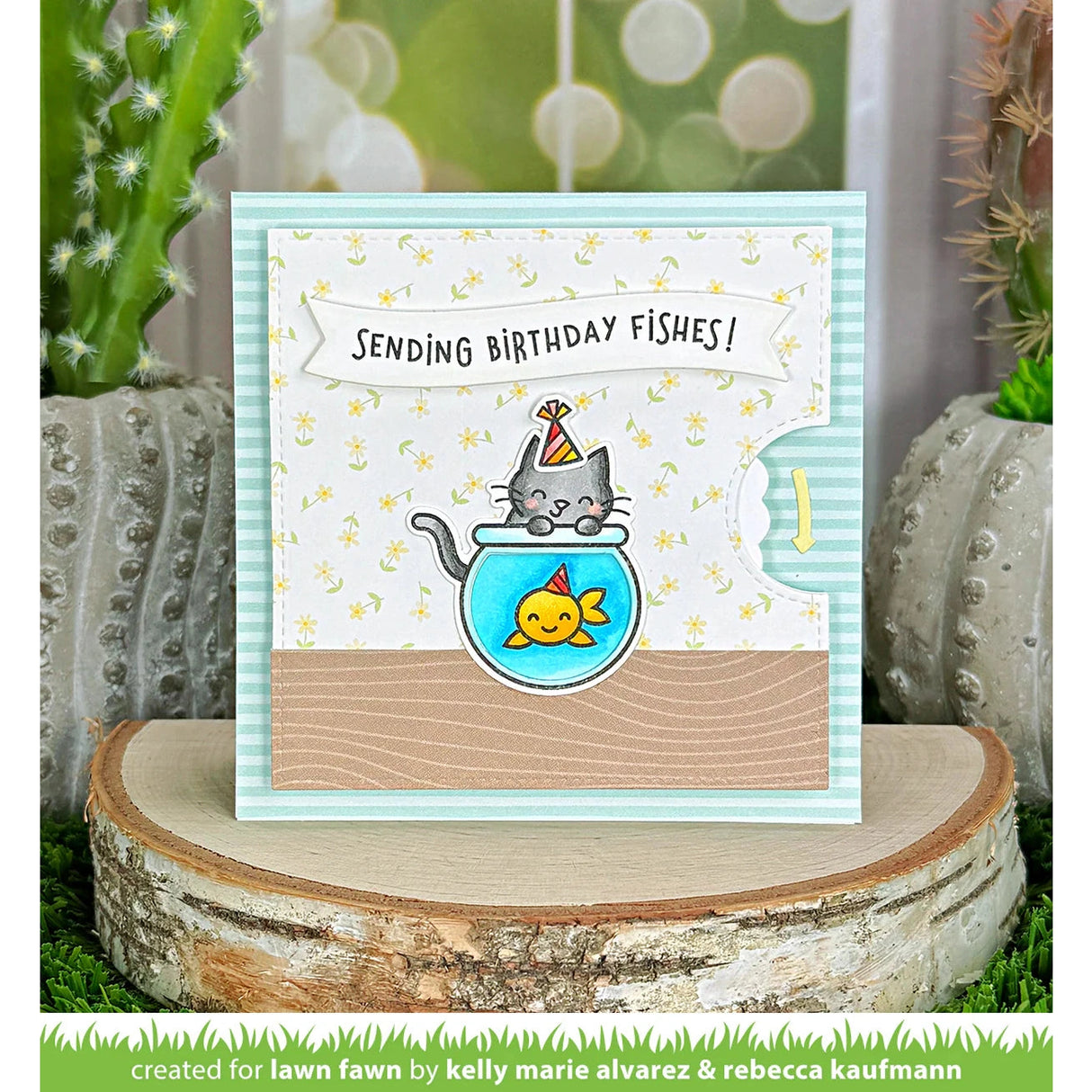 Lawn Fawn keep on swimming add-on stamp
