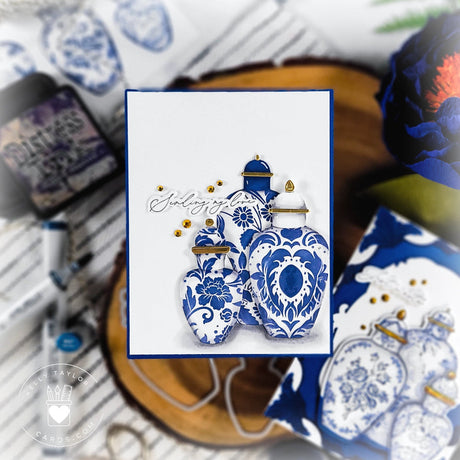 Honey Bee Stamps Lovely Layers: Ginger Jars Honey Cuts & Stencil Bundle