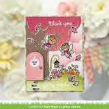 Lawn Fawn knock knock, who's there? tree add-on