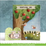 Lawn Fawn knock knock, who's there? tree add-on