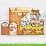 Lawn Fawn knock knock, who's there? tree add-on