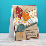 Spellbinders Autumn Sealed Sprigs Etched Dies - Serenade of Autumn Collection