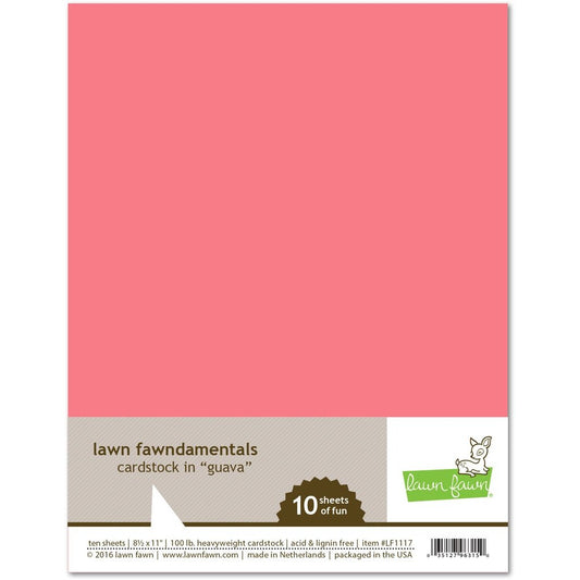 Lawn Fawn Guava Cardstock