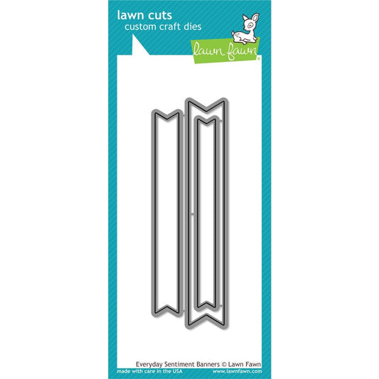 Lawn Fawn Everyday Sentiment Banners Dies