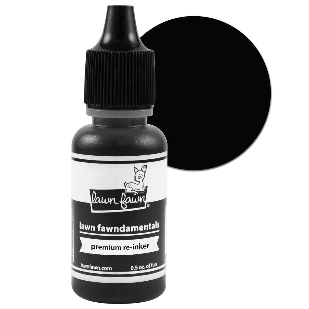 Lawn Fawn Jet Black Premium Re-inker