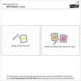 Lawn Fawn Let's Toast Stamp and Die Set Bundle