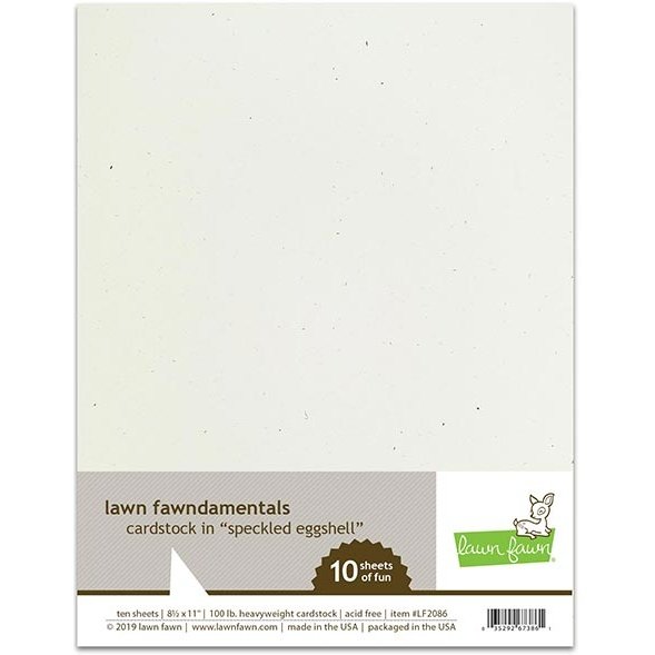 Lawn Fawn Speckled Eggshell Cardstock