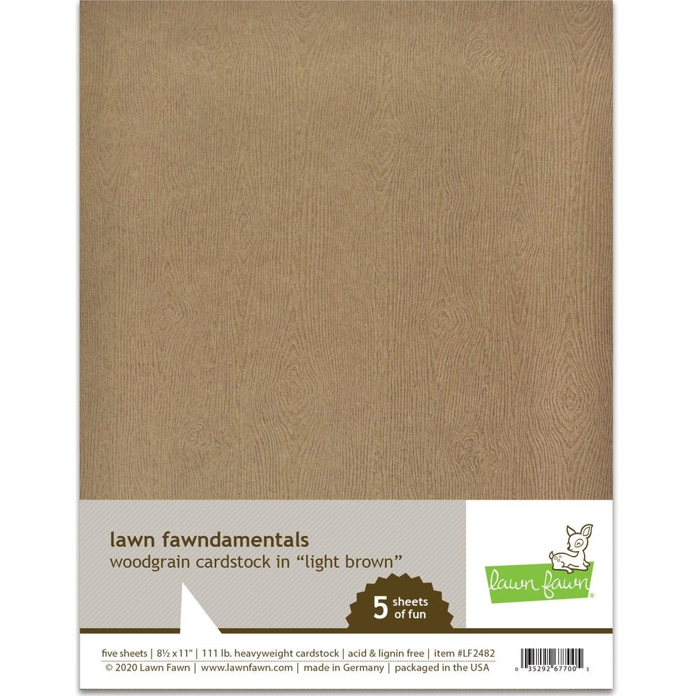 Lawn Fawn Woodgrain Cardstock