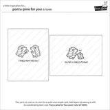 Lawn Fawn Porcu-Pine for You Stamp Set