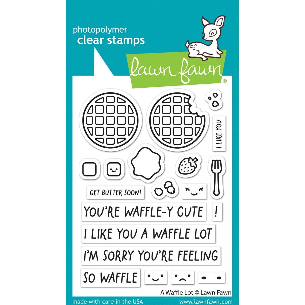 Lawn Fawn A Waffle Lot Stamp Set