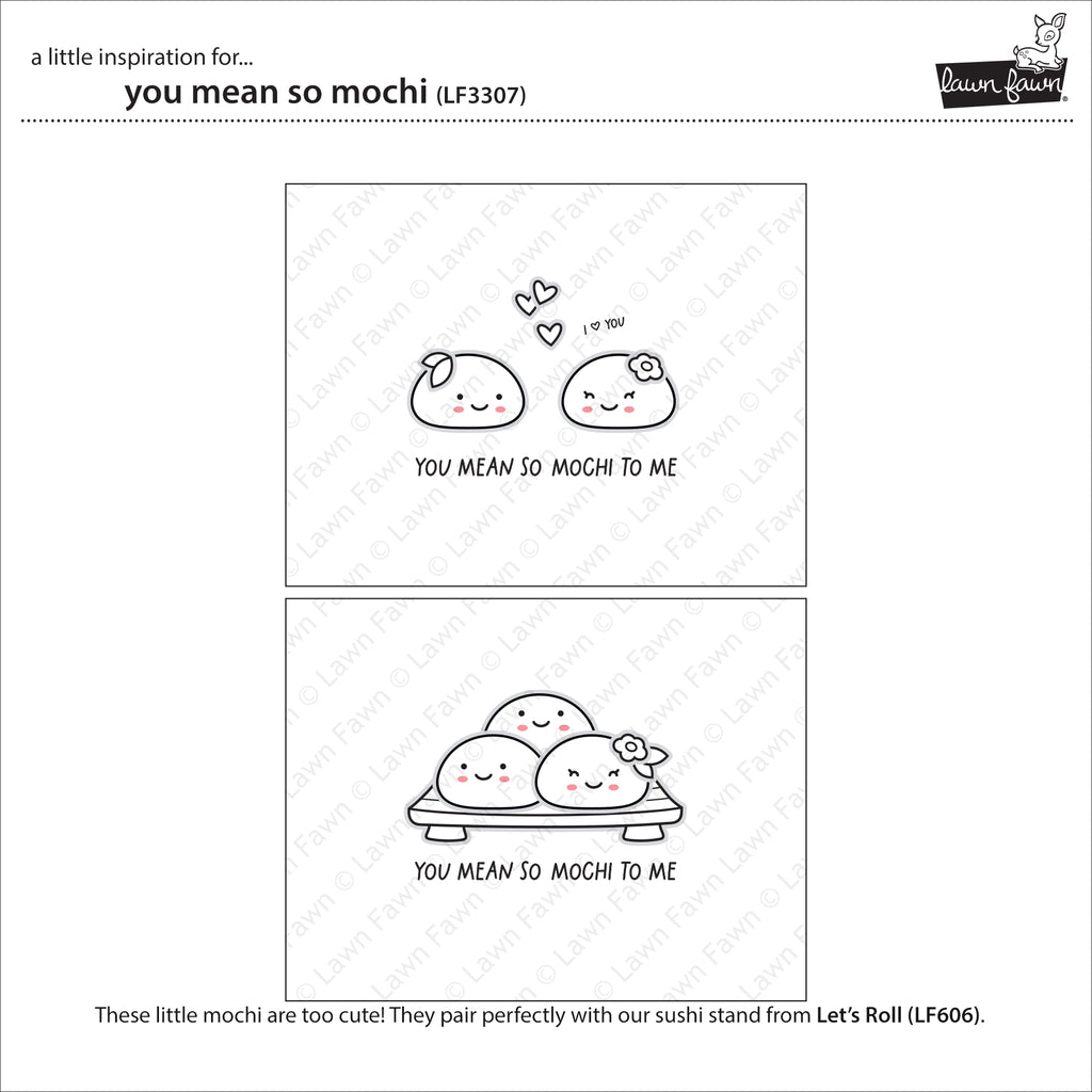 Lawn Fawn You Mean so Mochi Stamp Set