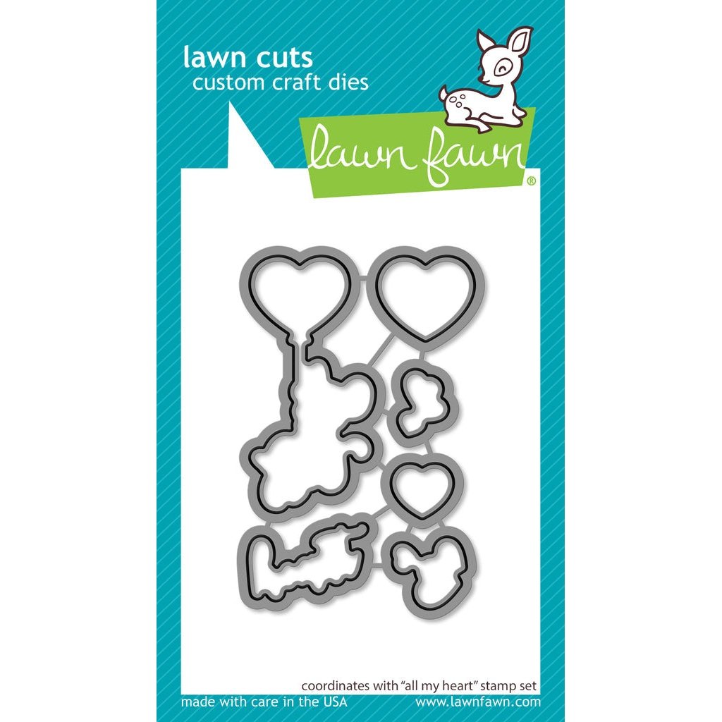 Lawn Fawn All my Heart Lawn Cuts