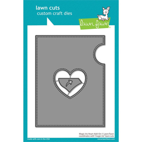 Lawn Fawn Magic Iris Heart Add-on Die Set