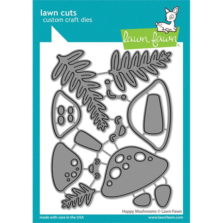 Lawn Fawn Happy Mushrooms Die Set