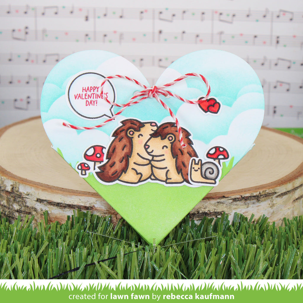 Lawn Fawn Heart Pouch Die Set