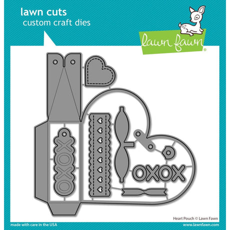 Lawn Fawn Heart Pouch Die Set