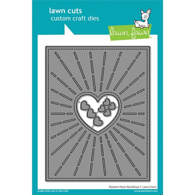 Lawn Fawn Radiant Heart Backdrop Die