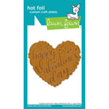 Lawn Fawn Foiled Sentiments: Happy Valentine's Day Hot Foil Plate