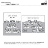 Lawn Fawn Veggie Happy Stamp and Die Set Bundle