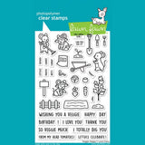 Lawn Fawn Veggie Happy Stamp and Die Set Bundle