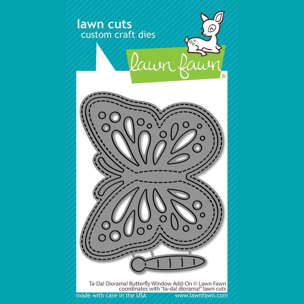 Lawn Fawn Ta-Da! Diorama! Butterfly Window Add-on Die Set