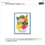 Lawn Fawn Stitched Garden Veggies Die Set