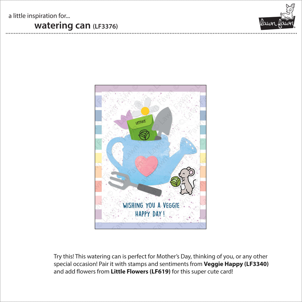Lawn Fawn Watering Can Die Set