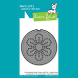 Lawn Fawn Embroidery Hoop Flower Add-on Die