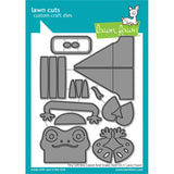 Lawn Fawn Lawn Cuts Tiny Gift Box Lizard and Snake Add-on Dies