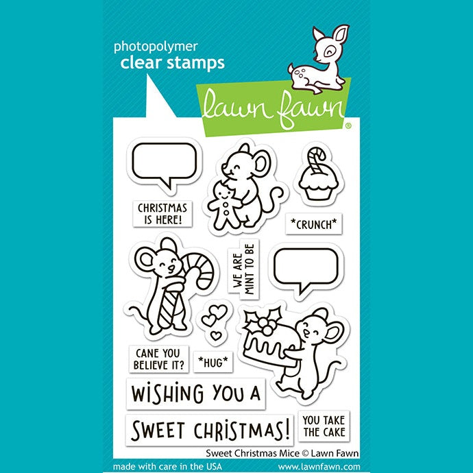 Lawn Fawn sweet christmas mice