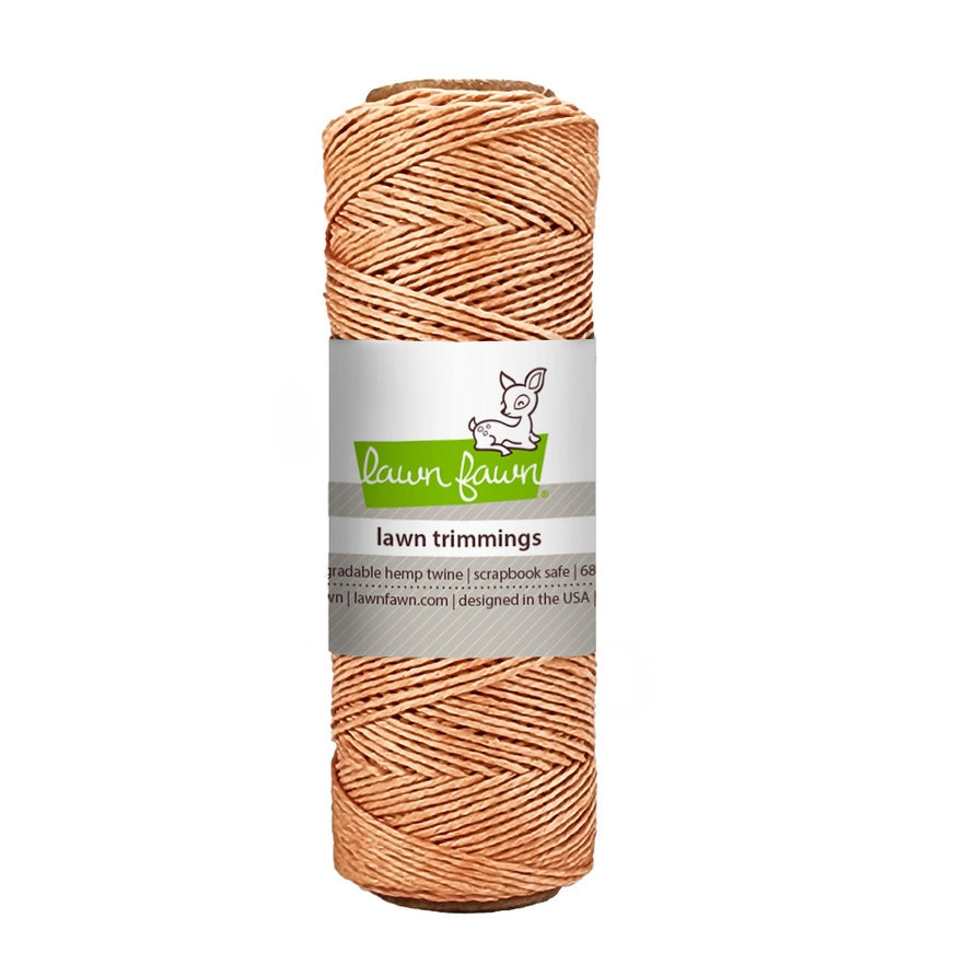 Lawn Fawn Cantaloupe Hemp Twine