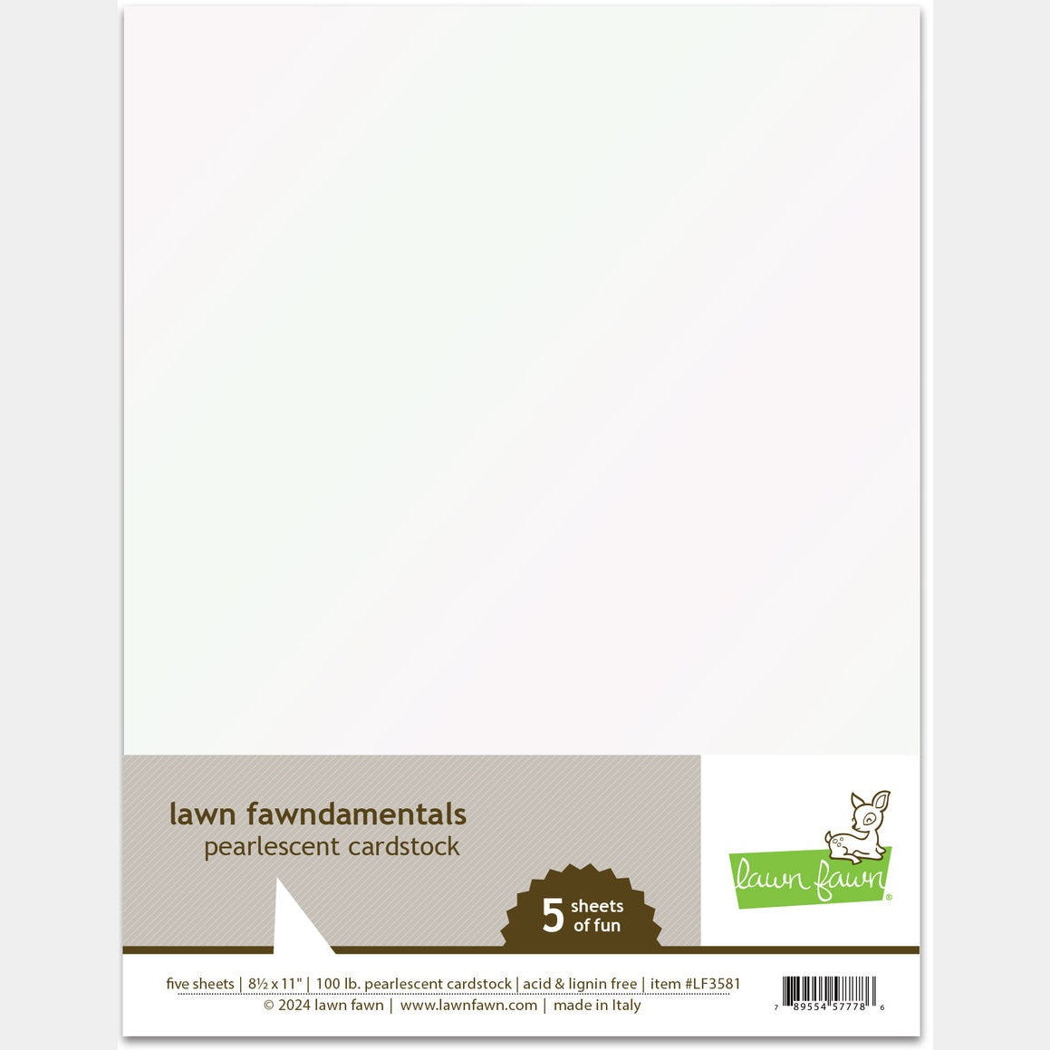 Lawn Fawn Pearlescent Cardstock