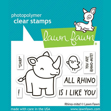 Lawn Fawn rhino-mite! stamp