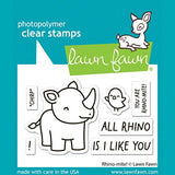 Lawn Fawn rhino-mite! stamp