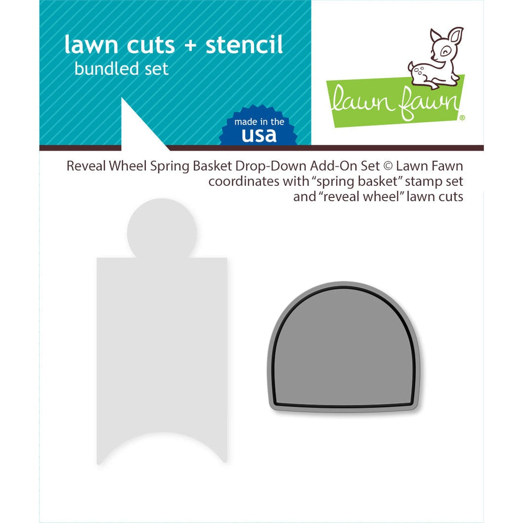 Lawn Fawn Reveal Wheel Spring Basket Drop-down Add-on Set